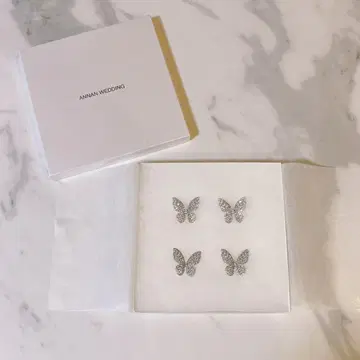 ANNAN WEDDING 안나 웨딩 나비 핑 MA233 4개 세트