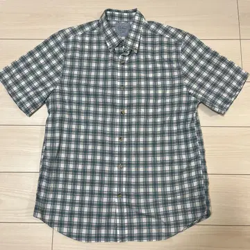 LL.Bean 반팔 체크 셔츠 L-REG