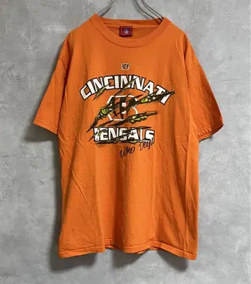 NFL CINCINNATI BENGALS 티셔츠 오렌지
