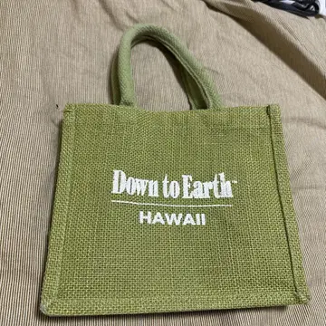 Down to Earth 에코백 그린