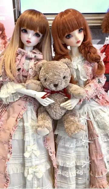 라스트원 보크스 PINK HOUSE 테디베어 숄더백 핑크하우스
