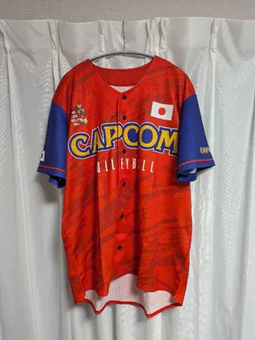 CAPCOM 배구 셔츠 베이스볼 셔츠