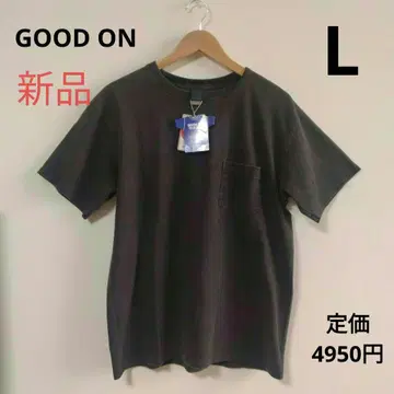 새상품 Good On 포켓 티셔츠 반팔 티셔츠 남성용 L