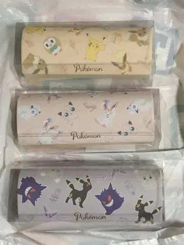 포켓몬 안경 케이스 3종류
