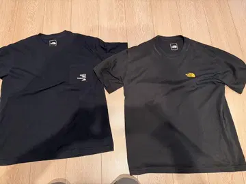 노스페이스 티셔츠 2장 세트