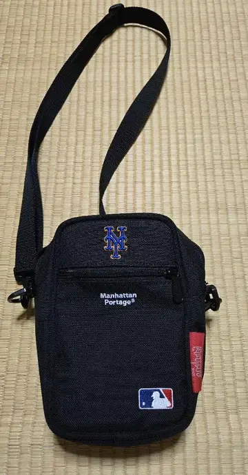 Manhattan Portage 숄더백 블랙 뉴욕 메츠