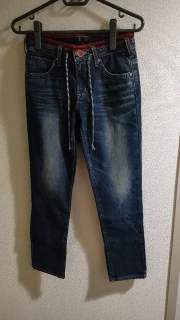 EDWIN 503 슬림 핏 데님 팬츠 다크 블루 XS 레어