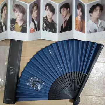 BTS 2019 여름 패키지 아코디언 포토 카드 & 부채 참