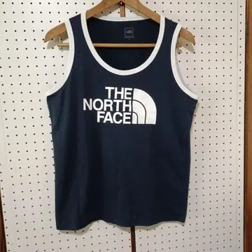 THE NORTH FACE XL 탱크탑 네이비 파이핑 구제 의류