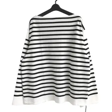 OUTIL 우티 TORICOT AAST 보더 바스크 셔츠 BK/WH