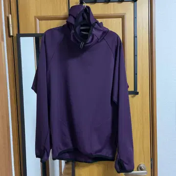 미사용 새상품 CCP 닌자 후드티 퍼플 사이클링 겨울용