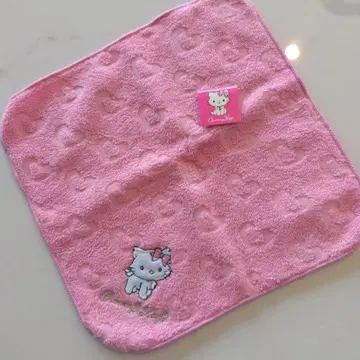 택 포함 새상품 산리오 참키티 타월 손수건 헤이세이 레트로 2007년