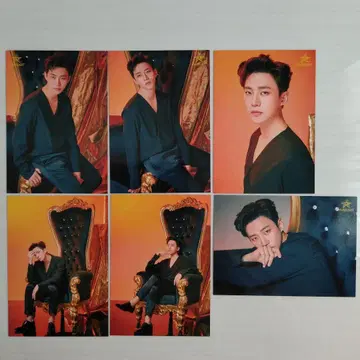 2PM 준호 'FLASH LIGHT' 트레이딩 카드 6장