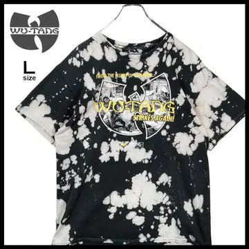 우탄크란 WU-TANG 힙합 타이다이 티셔츠 구제 의류 L 사이즈