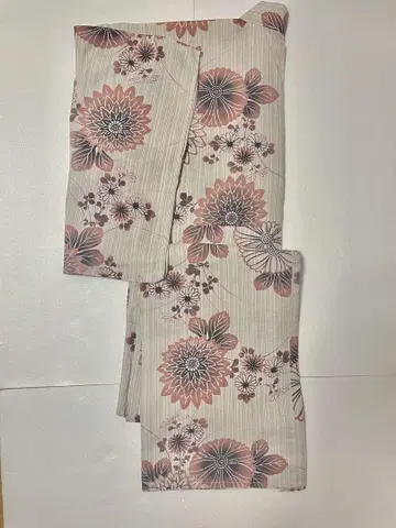 유카타 면 린넨 새상품급