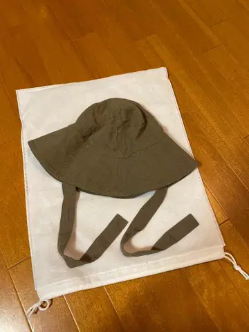 린넨 카키색 햇 evam eva 에붐에바