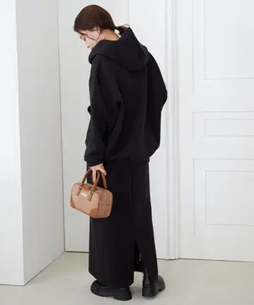 SLOBE IENA 종이상자 아이 라인 SK 블랙 타이트 스커트