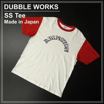 일본제 DUBBLE WORKS 더블 웍스 반팔 티셔츠 싱글 스티치