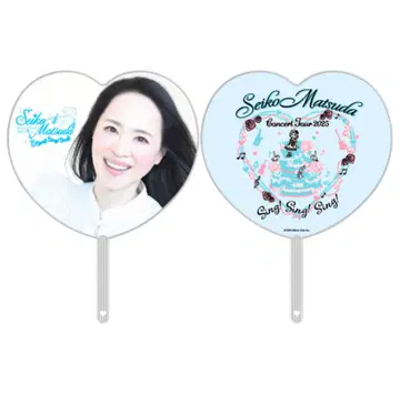 마츠다 세이코 2025 굿즈 부채 블루