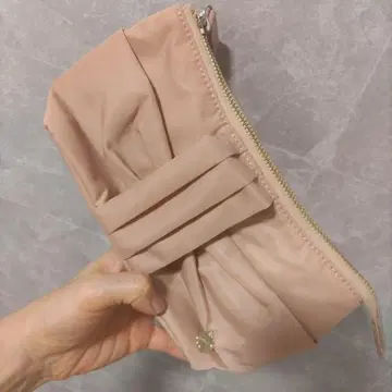 중고 TOCCA 토카 파우치 베니티 리본 핑크