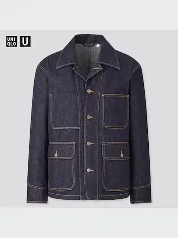 유니클로 U 데님 워크 자켓 NAVY XL
