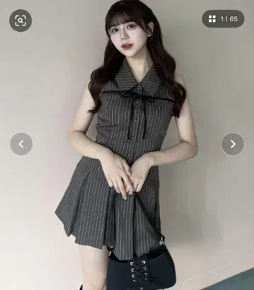 OLIVE des OLIVE 슬리브리스 미니 원피스