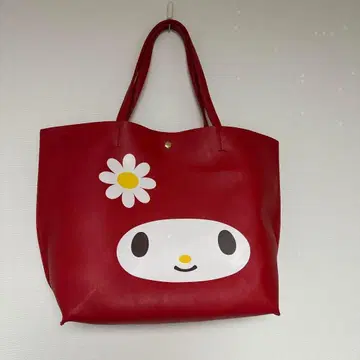 산리오 사만 사타바사 COLORS 마이멜로디 토트백 컬러 레드