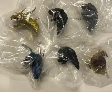 제일복권 고질라 대괴수 열전 G G상 몬스터 헤드 마그넷 컴플리트