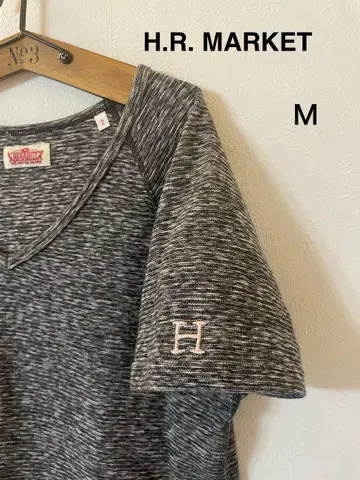 H.R. MARKET 탄력 스트레치 플라이즈 마블링 그레이 M