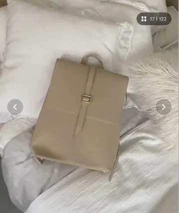 베이지 심플 럭색/백팩