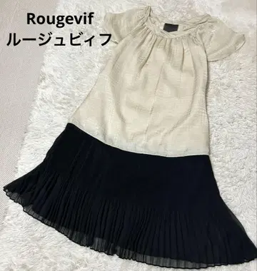 Rouge if 루즈 비프 플리츠 원피스