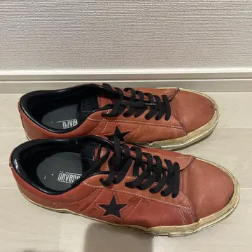 컨버스 원 스타 오렌지 스니커즈