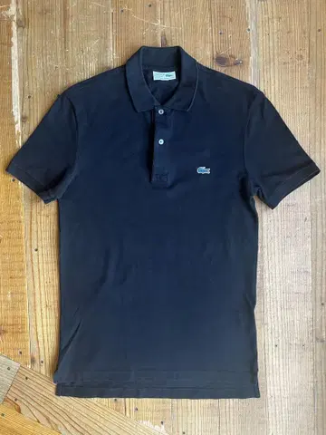 LACOSTE jcrew 별주 피케 셔츠 블랙