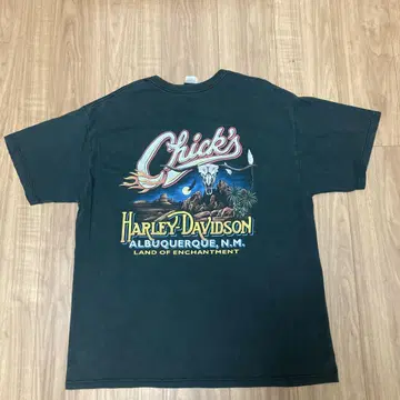 MADE IN USA 할리데이비슨 XL 블랙 티셔츠