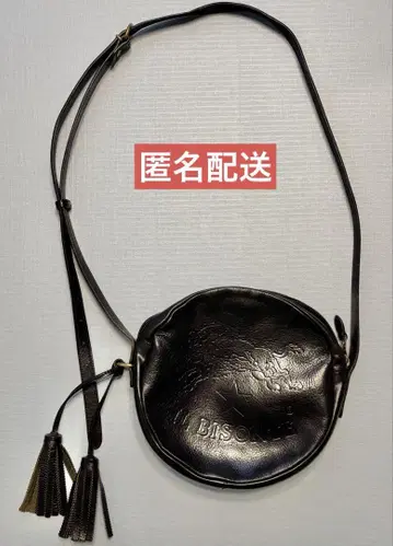 일비종떼 백 빅 로고 원형 숄더백 IL BISONTE