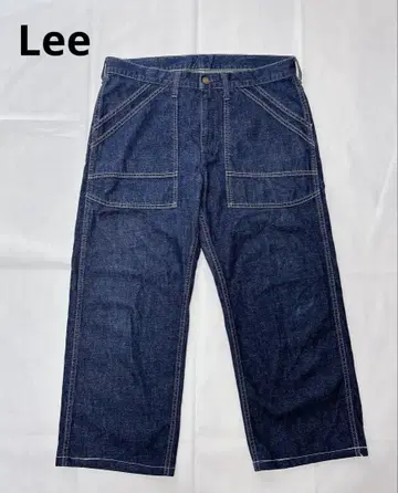 Lee 페인터 팬츠 데님 다크 네이비 스트레이트 청바지