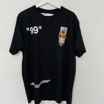 Off-White 인상파풍 티셔츠 블랙 1983