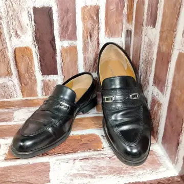 LANCEL (25.5) 로퍼 블랙 검정 가죽