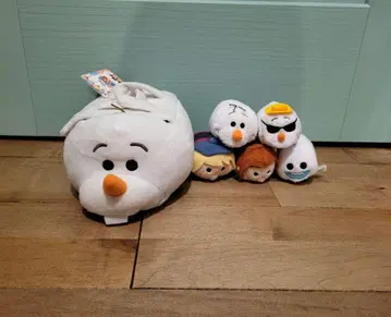 안나와 엘사 쯔무쯔무 세트 봉제 인형 올라프