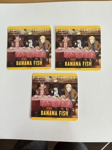 BANANA FISH 오이스터 바 콜라보 코스터 3종