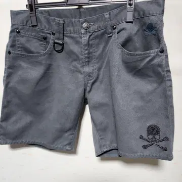 로엔 Roen 스와로브스키 스컬 하프 팬츠 33 XL