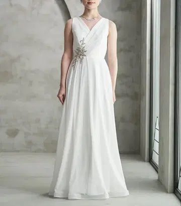 새상품 TWEED DRESS 롱 드레스 연주회 드레스 롱 드레스