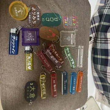 가챠가챠 레트로 아크릴 키링 세트