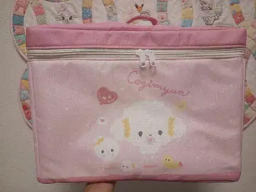 산리오 캐릭터 코기뭉 뚜껑이 있는 수납 박스