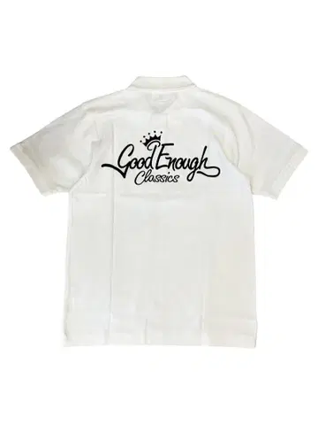 GOOD ENOUGH 굿이너프 피케 셔츠 Classics M 화이트