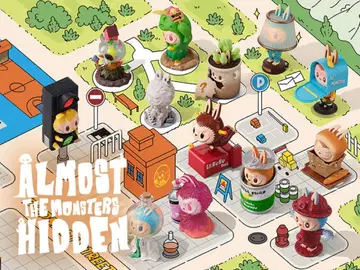 THE MONSTERS Almost Hidden LABUBU 시리즈