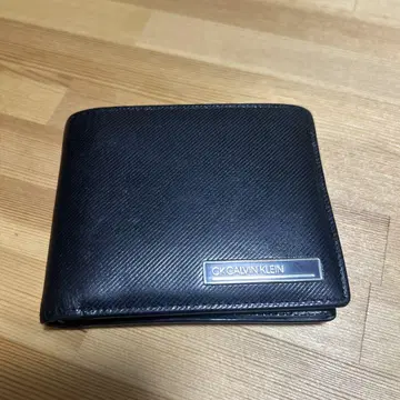 CK CALVIN KLEIN 접이식 지갑 블랙