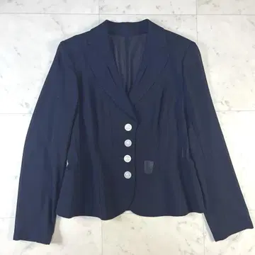 라핀 미사용 새상품 썸머 울 테일러드 자켓 네이비 컬러 일본제 13호