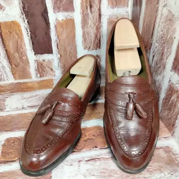 LANCEL (25.5) 태슬 로퍼 브라운
