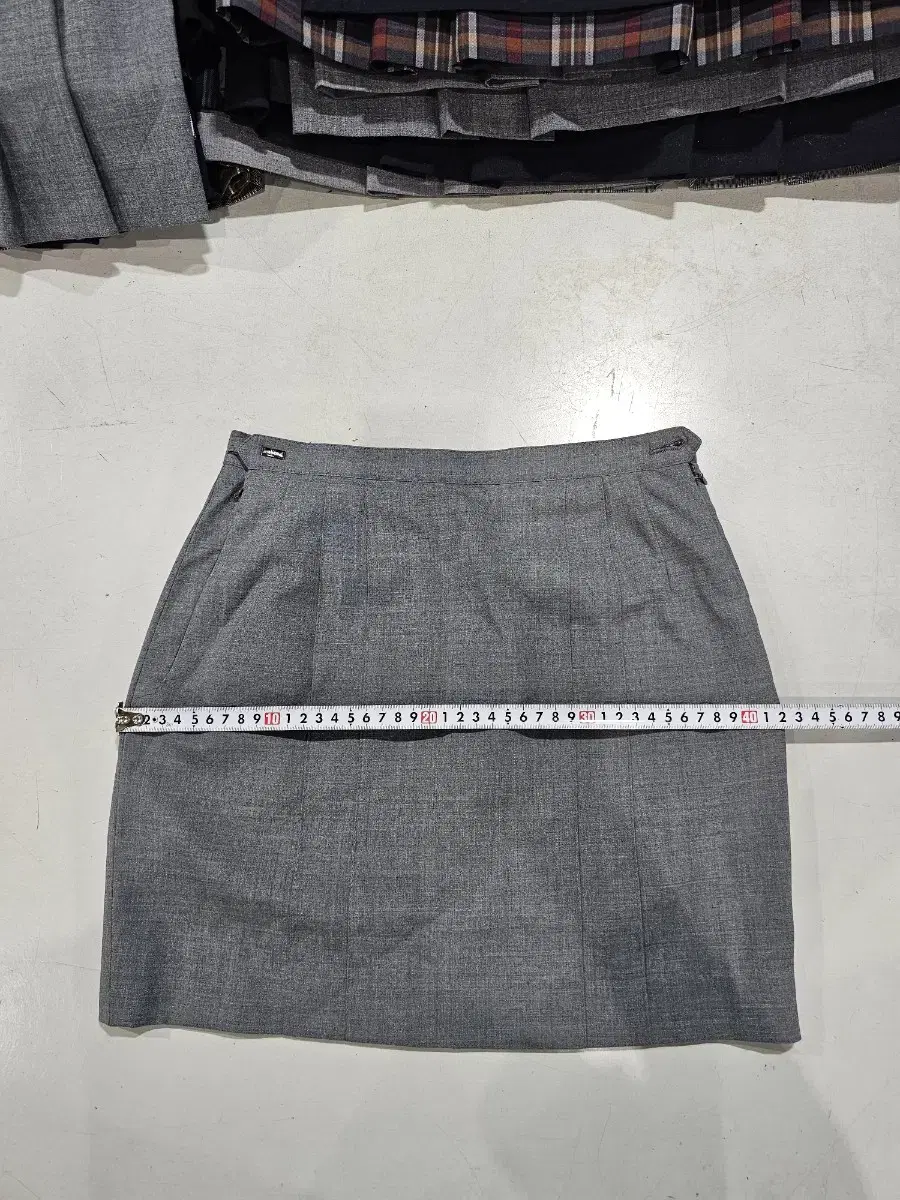 Used school uniform skirt, size 65, short